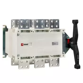Рубильник-переключатель EKF pscs-1250-4 1250A 4P c рукояткой управления для прямой установки PowerSwitch