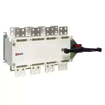 Рубильник-переключатель EKF pscs-1600-4 1600A 4P c рукояткой управления для прямой установки PowerSwitch