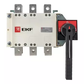 Рубильник-переключатель EKF pscs-250-3 250A 3P c рукояткой управления для прямой установки PowerSwitch