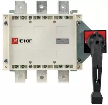 Рубильник-переключатель EKF pscs-400-3 400A 3P c рукояткой управления для прямой установки PowerSwitch