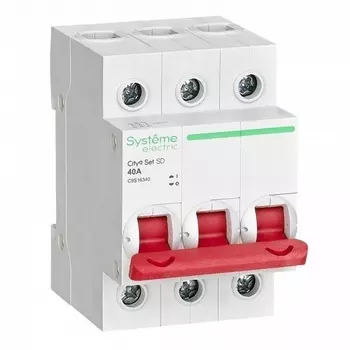 Рубильник Systeme Electric C9S16340 City9 Set 3P 40А 400В