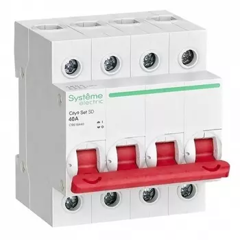 Рубильник Systeme Electric C9S16440 City9 Set 4P 40А 400В