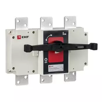 Рубильник-выключатель EKF psds-1000-3 1000A 3P c рукояткой управления для прямой установки PowerSwitch