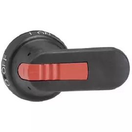 Ручка ABB 1SCA100232R1001 черная с симв.на русс.для управл.через дверь рубил-ми типа OT200..250 OHB65J6TE-RUH