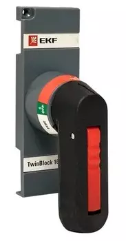 Рукоятка управления EKF tb-160-250-fh-rev для прямой установки на рубильники реверсивные (I-0-II) TwinBlock 160-250А