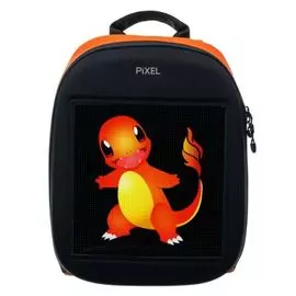 Рюкзак PIXEL PXONEOR01 One Orange оранжевый (LED-экран 25*25 px, 16,5 млн цветов, 20 л., полиэстер)