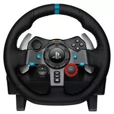 Руль Logitech G29 Driving Force 941-000112 для PC/PS3/PS4, кожа, виброотдача, угол поворота руля 900°, USB