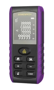 Рулетка Ermenrich Reel PRO GE60 85319 Ermenrich лазерная, фиолетовая