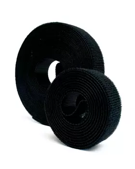 Рулон липучки Filum FL-CTR-15-3-BK ширина 15 мм, длина 3 м, цвет черный