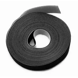 Рулон липучки Hyperline WASNR-5x16-BK 5м х 16мм, цвет черный