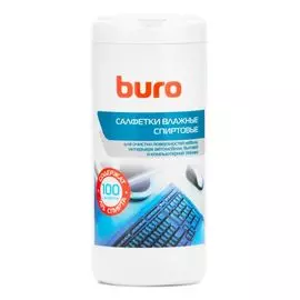 Салфетки Buro BU-AN32 влажные антибактериальные (100лист.) спиртовые