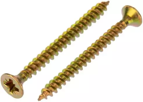 Саморез KRANZ 1111-3540-1 универсальный 3.5х40, желтый цинк, упаковка поставщика (12 000 шт.)