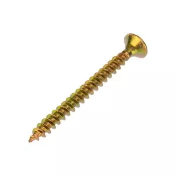 Саморез KRANZ 1111-3540-2 универсальный 3,5х40, желтый цинк, пакет (800 шт/уп)