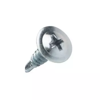 Саморез KRANZ 1182-4216-2 с прессшайбой ПШС сверло 4,2х16, пакет (1000 шт/уп)