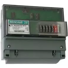 Счетчик электроэнергии Меркурий 32430 231 АМ-01 трехфазный однотарифный, 5(60), кл.точ. 1.0, D, ЭМОУ, имп. выход (231AМ-01)