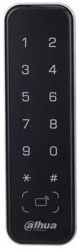 Считыватель Dahua DHI-ASR2201A карт доступа влагозащищенный и клавиатура ввода; Доступ по картам и паролю; Интерфейс подключения RS-485/Wiegand; Защит