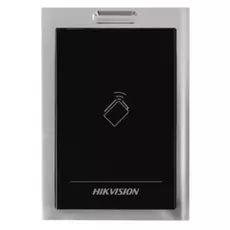 Считыватель HIKVISION DS-K1101M Частота считывания 13.56МГц; дальность считывания: 30-50 мм; поддержка протоколов RS485 и Wiegand (W26/W34); DC12В; 6В