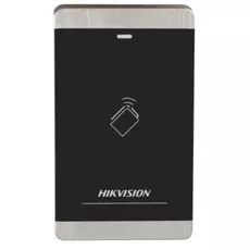 Считыватель HIKVISION DS-K1103M Частота считывания 13.56МГц; дальность считывания: 30-50 мм; поддержка протоколов RS485 и Wiegand (W26/W34); DC12В; 6В