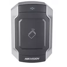 Считыватель HIKVISION DS-K1104M Частота считывания 13.56МГц; дальность считывания: 30-50 мм; поддержка протоколов RS485 и Wiegand (W26/W34); DC12В; 6В