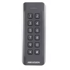 Считыватель HIKVISION DS-K1802EК Частота считывания 125МГц; дальность считывания: 50 мм; поддержка протокола Wiegand (W26/W34); DC12В; 2Вт; -40 °C...