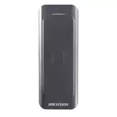 Считыватель HIKVISION DS-K1802M Частота считывания 13.56МГц; дальность считывания: 50 мм; поддержка протокола Wiegand (W26/W34); DC12В; 2Вт; -40 °C..
