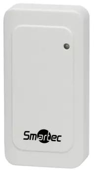 Считыватель Smartec ST-PR012EM-WT EM, белый, интерфейс Wiegand26/Wiegand34, до 3-6 см, -45°+60°С, 82х42х18 мм, 12 В DC, 30 мA