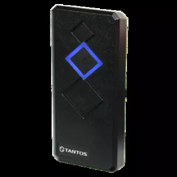 Считыватель Tantos TS-RDR-MF Black (Indoor) карт Mifare (в режиме чтения UID), рабочая частота 13,56МГц, выходной протокол Wiegand-26