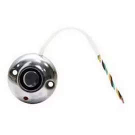 Считыватель Техносистемы СТМ-HR накладной, одноцветный светодиод, металл., хромированный, D = 39 мм, h=10 мм