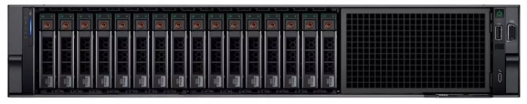 Сервер Dell PowerEdge R550 16SFF/2x4310/2x32Gb RDIMM/H755/1.2Tb 10k SAS/2xGE LOM/2x10GB BT Br57416/2x800W/5FAN/1xOCP+4LP/iDR9 Ent/SlRails+CMA