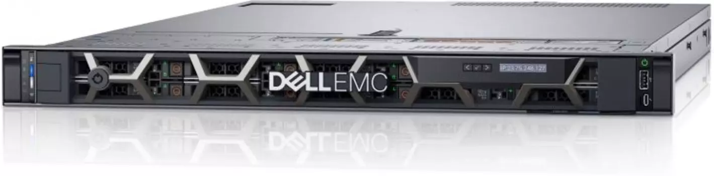 Сервер Dell PowerEdge R640 1U/ 8SFF/1xHS /PERC H750/2xGE,2x10G SFP+ w/o tranceivers/noPSU/RC4:2xLP/8perf FAN/noDVD/iDRAC9 Ent/Bezel noQS/Sliding Rails