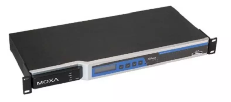 Сервер MOXA NPort 6610-16 16 ports RS-232 secure device server, 100V~240VAC, Power Cord