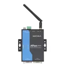Сервер MOXA NPort W2250A 2 Port Wireless Device Server, 3-in-1, 802.11 a/b/g WLAN, 12-48 VDC, w/adapter