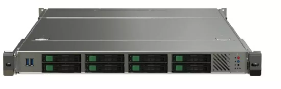 Сервер Rikor RS6108DSP-PB35-1200HS 1U 8SFF 1xXeon 4208(8C/2.1GHz/85W)/2x16GB 3200MHz ECC Reg/2x480GB SSD SATA 2.5"/4x1Gb/6xUSB 3.0/1xM.2 NVMe/1xM.2 SA