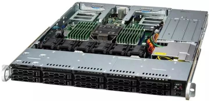 Сервер Supermicro SYS-111C-NR SuperServer 1U 4410T/2*32GB/SSD 960GB/2*1GB/SFT-DCMS-SINGLE/2nd config