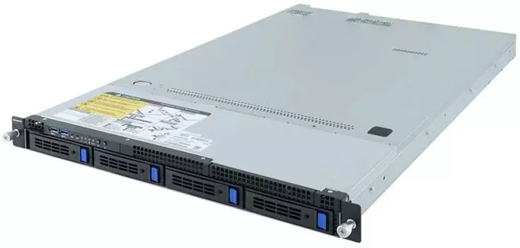 Серверная платформа 1U GIGABYTE R161-340 (6NR161340MR-M7-100) (УЦЕНЕННЫЙ) (2*LGA3647, C621, 16*DDR4(2933), 4*3.5" HDD/SSD HS, 2*M.2, 2*PCIE, 2*Glan, M