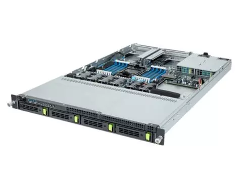 Серверная платформа 1U GIGABYTE R163-S30-AAB1 (LGA4677, C741, 16*DDR5 (4800), 4*3.5"/2.5" Gen4 NVMe/SATA/SAS HS, M.2, 2*PCIE, 2OCP, Glan, Mlan, 2*800W