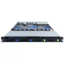 Серверная платформа 1U GIGABYTE R182-34A 6NR18234AMR-00 2*LGA4189, C621A, 16*DDR4(3200), 4*3.5"/2.5" HS, 2*PCIE, W/O LAN, Mlan, 2*800W, 4*USB 3.0, VGA
