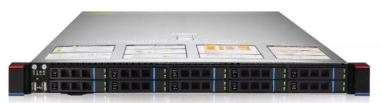 Серверная платформа 1U Gooxi SL101-D10R-NV-G3 (2*LGA4189, C621, 32*DDR4 (3200), 10*2.5" SAS/SATA, 2*M.2, 2*10Glan, 2*VGA, 4*USB 3.0, 550W)