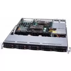 Серверная платформа 1U Supermicro SYS-1029P-MTR (2x3647, C621, 8xDDR4, 8x2.5" HS, 2xGE, 2x600W,Rail)