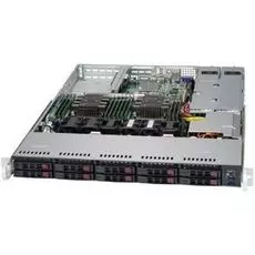 Серверная платформа 1U Supermicro SYS-1029P-WTRT (2x3647, C622, 12xDDR4, 10x2.5" HS, 2x10GE, 2x750W,Rail)