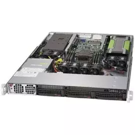Серверная платформа 1U Supermicro SYS-5019GP-TT (1x3647, C621, 6xDDR4, 3x3.5" HS, 2xM.2, 2xPCI-e16x, 2x10GE, 1400W,Rail)