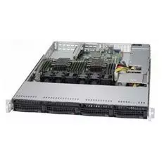 Серверная платформа 1U Supermicro SYS-6019P-WT (2x3647, C621, 12xDDR4, 4x3.5" HS, 2xGE, 600W,Rail)