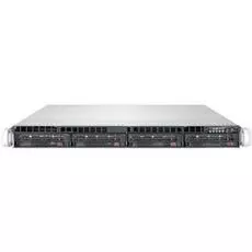Серверная платформа 1U Supermicro SYS-6019P-WTR (2x3647, C621, 12xDDR4, 4x3.5" HS, 2xGE, 2x750W,Rail)