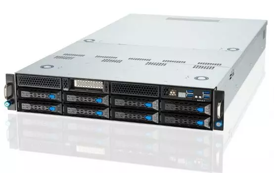 Серверная платформа 2U ASUS ESC4000A-E11 90SF0251-M004X0 (SP3, 8*DDR4 (3200), 8*3.5"/2.5" HS, M.2, 11*PCIE, 2*Glan, Mlan, 2*1600W, VGA, 6*USB 3.2)