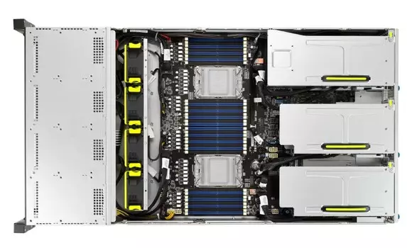 Серверная платформа 2U ASUS RS720-E10-RS12 90SF00Z5-M001R0 (2*LGA4189, C621A, 32*DDR4 (3200), 8*2.5" HS, 2*2.5" NVME, 6*PCIE, 2*Glan, IPMI lan, 2*2200