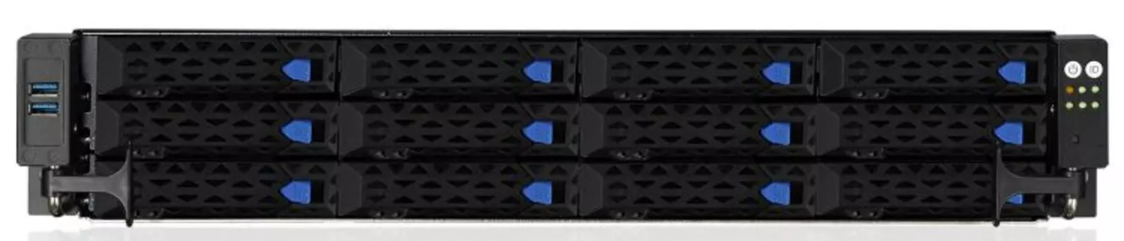 Серверная платформа 2U ASUS RS720A-E11-RS12 90SF01G5-M008P0 (2*SP3, 32*DDR4 (3200), 12*3.5", 8*SATA 6G, 2*M.2, 9*PCIE, 2*10Glan, IPMI lan, 2*2400W, D-