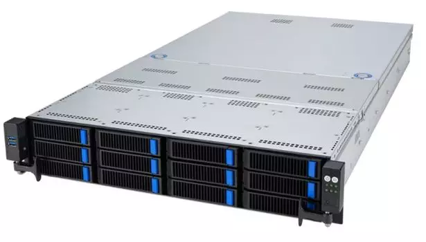 Серверная платформа 2U ASUS RS720A-E12-RS12 90SF02E1-M004K0 (2*SP5, 24*DDR5 (4800), 12*3.5" HS, 2*M.2, 9*PCIE, IPMI lan, 2*2600W, 4*USB 3.2, VGA)