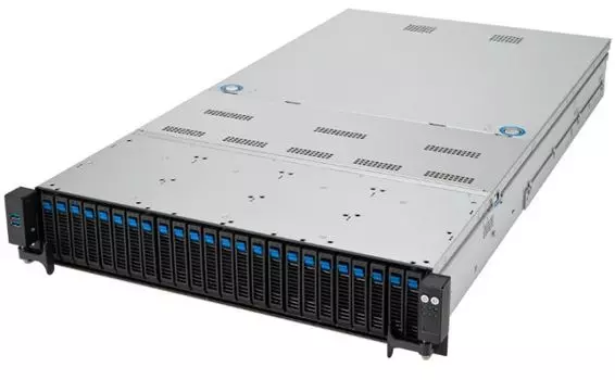 Серверная платформа 2U ASUS RS720A-E12-RS24U 90SF02E1-M00480 (2*SP5, 24*DDR5 (4800), 24*2.5" HS, 2*M.2, 9*PCIE, IPMI lan, 2*2000W, VGA, 4*USB 3.2)