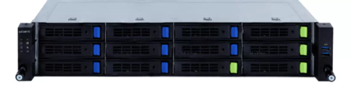 Серверная платформа 2U GIGABYTE R282-3CA 2*LGA4189, 32*DIMM DDR4, 12*3.5" SAS/SATA (8*NVME Gen 4), 2