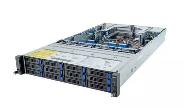 Серверная платформа 2U GIGABYTE R283-Z91-AAD2 (2*SP5, 24*DDR5 (4800), 12*3.5"/2.5" SATA/SAS HS, 2*2.5" SATA/SAS HS, 3*M.2, 6*PCIE, 2*OCP, 2*Glan, Mlan